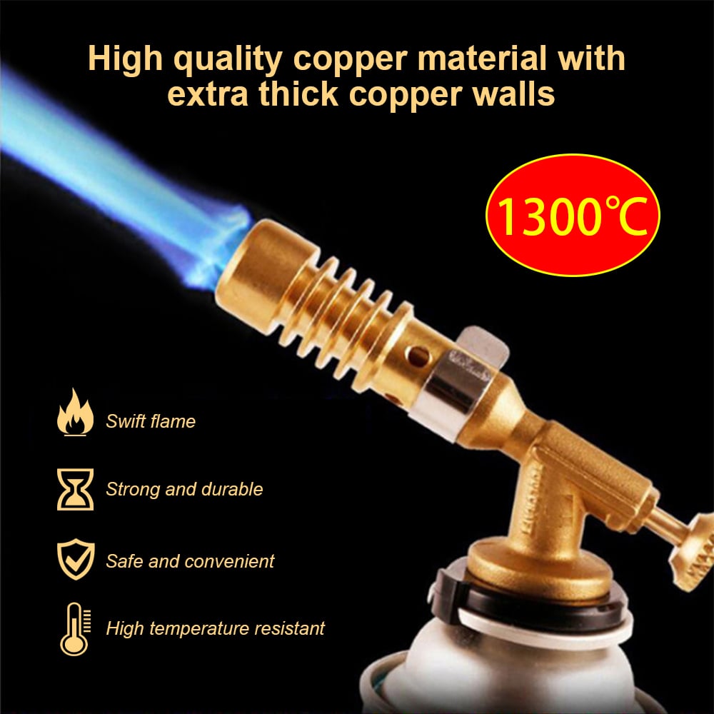 (💦SUMMER HOT SALE- 49% OFF💦) Portable Copper Gas Torch Gun 🎉 Buy 2 Get Extra 10% Off