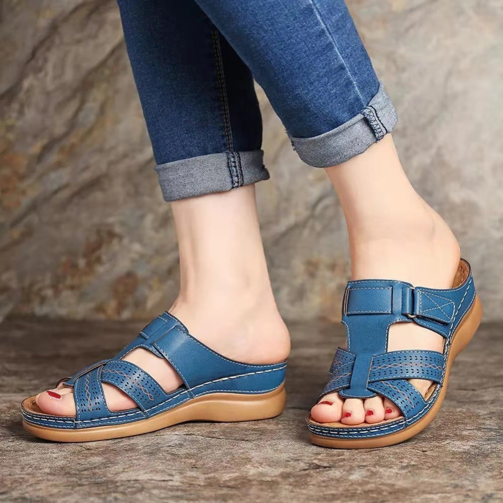 🔥Last Day 49% OFF 🔥Women Premium Leather Orthopedic Sandals