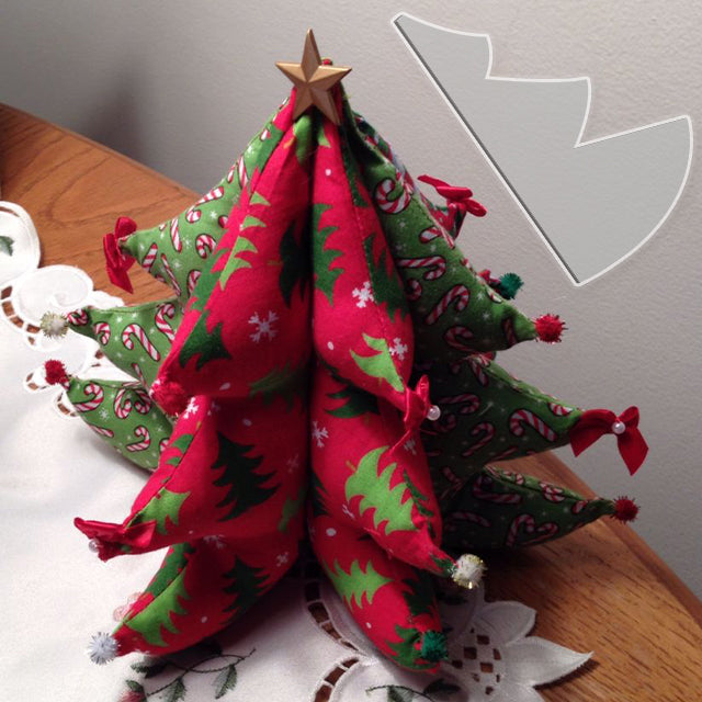 Fabric Christmas Tree Sewing Template - WITH TUTORIAL