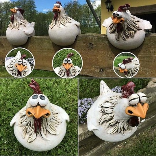 🔥LAST DAY 50% OFF🔥Funny Chicken Garden Fence Decoration