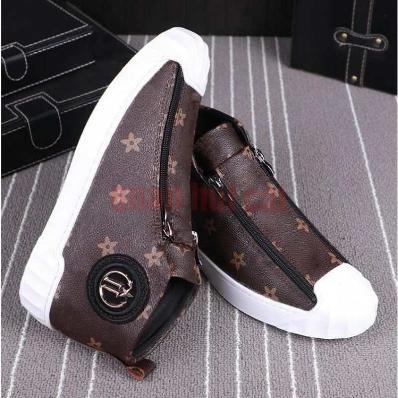 Thick and Low Rivets Luxury Designer Men's Designer Shoes