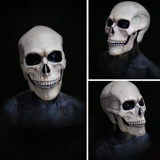 Full Head Skull Mask (helmet with movable jaw)