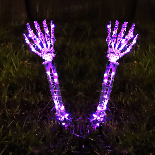 Halloween Decorations, Realistic Skeleton Arm Stakes