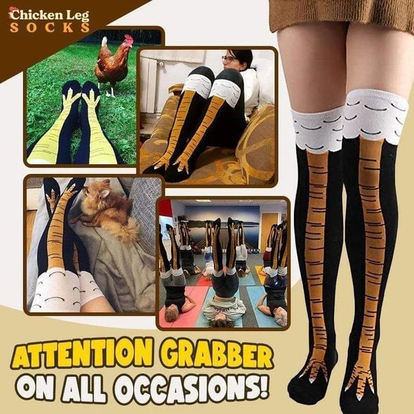 (Early Christmas Sale- SAVE 48% OFF)Chicken Legs Socks--buy 5 get 3 free & free shipping(8 pairs)