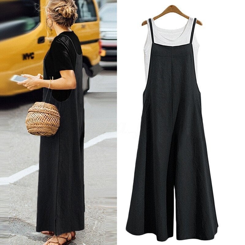 🔥Last Day Promotion-49% OFF🔥Women's Sleeveless Oversized Casual Jumpsuit