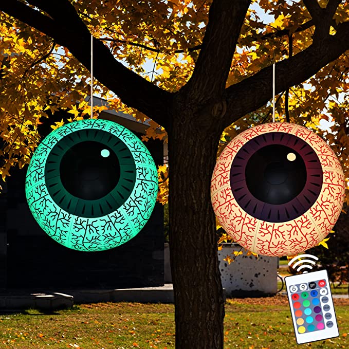 🎃 Halloween Inflatable Color Changing LED Ghost Eyeball🎃