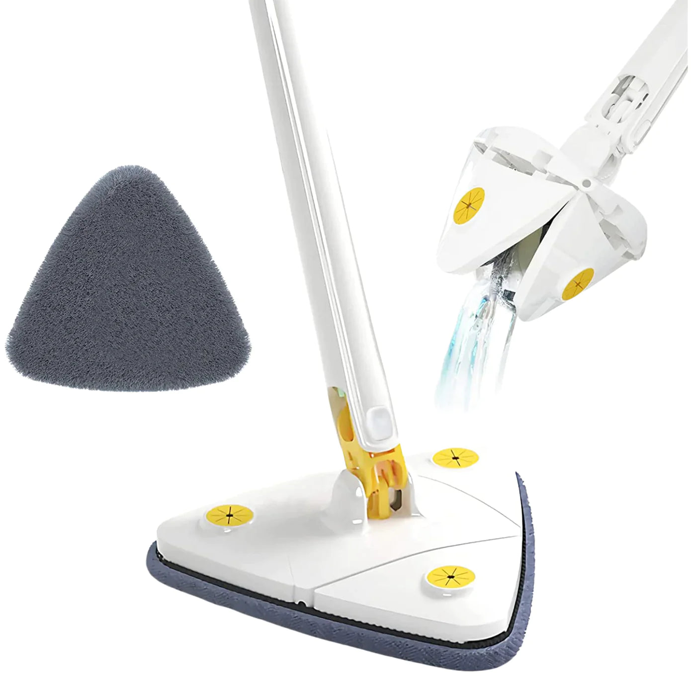 Unique mop with 360-degree swivel function