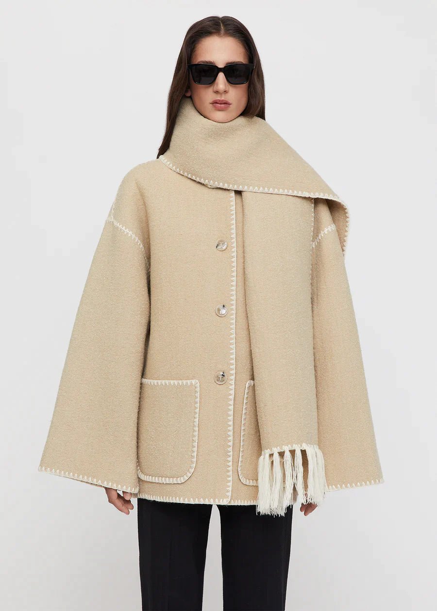 🔥New Fall/Winter Scarf Coat(FREE SHIPPING)