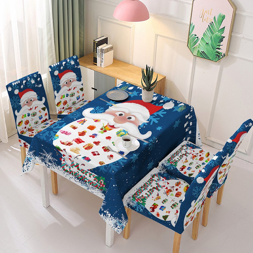 🎅Holiday Promotion 60% Off - Christmas Tablecloth Chair Cover Decoration