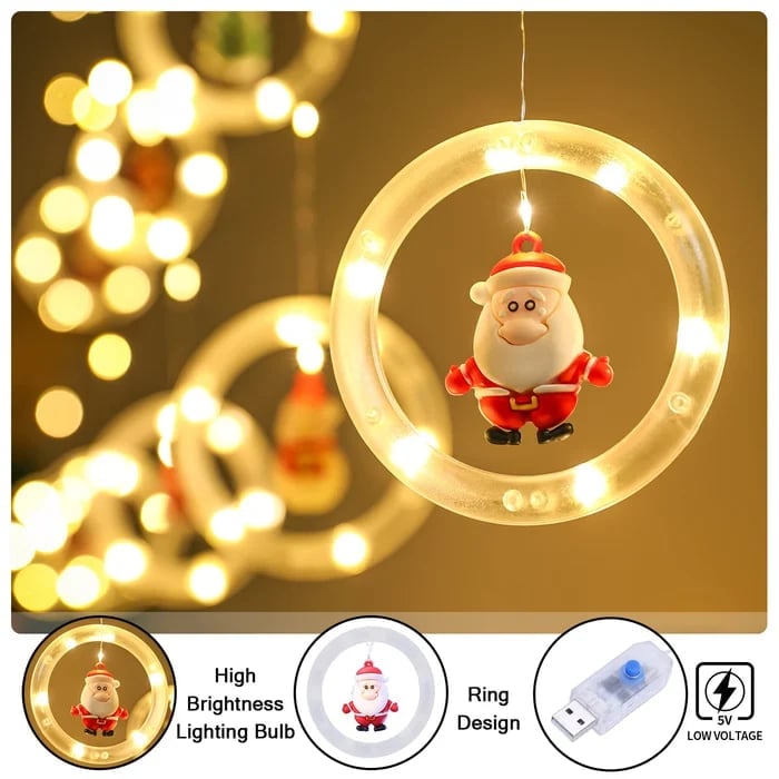 🎅Early Christmas Sale-49% OFF - Christmas Decor Ring Lights