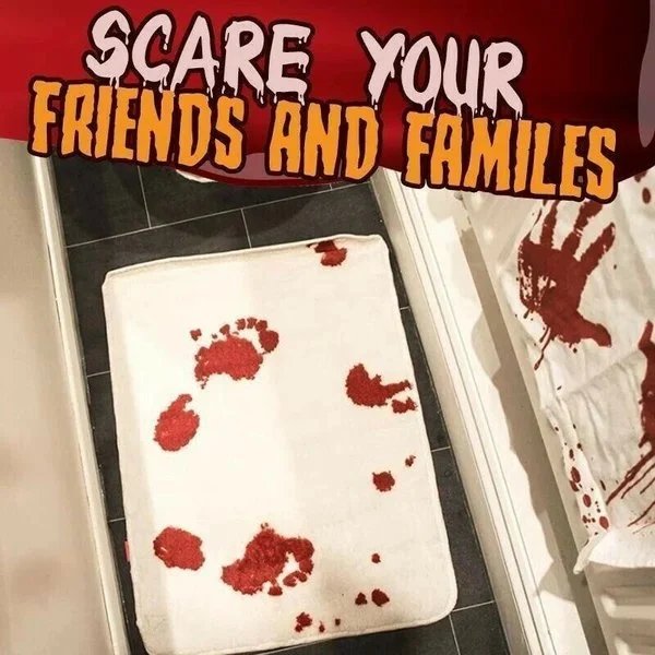 🎉Halloween Pre-Buy 2 Free shipping🎉 Bloody Color Changing Bath Mat