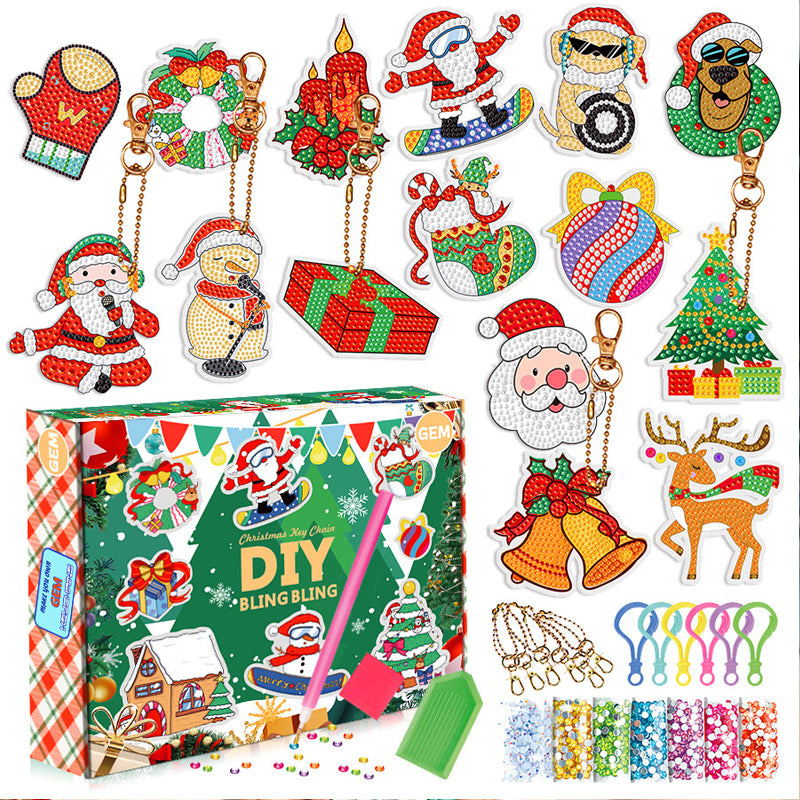 Christmas Diamond Painting Sticker Kit