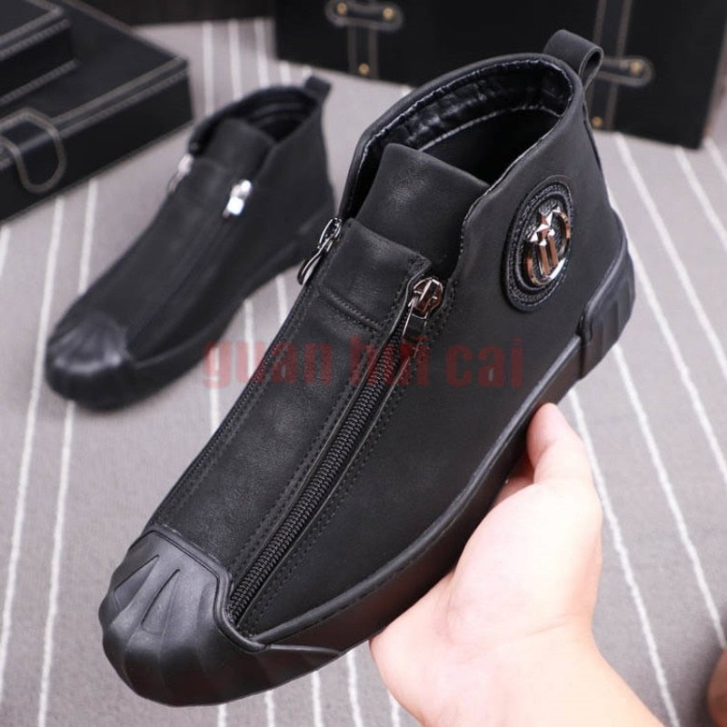 Thick and Low Rivets Luxury Designer Men's Designer Shoes