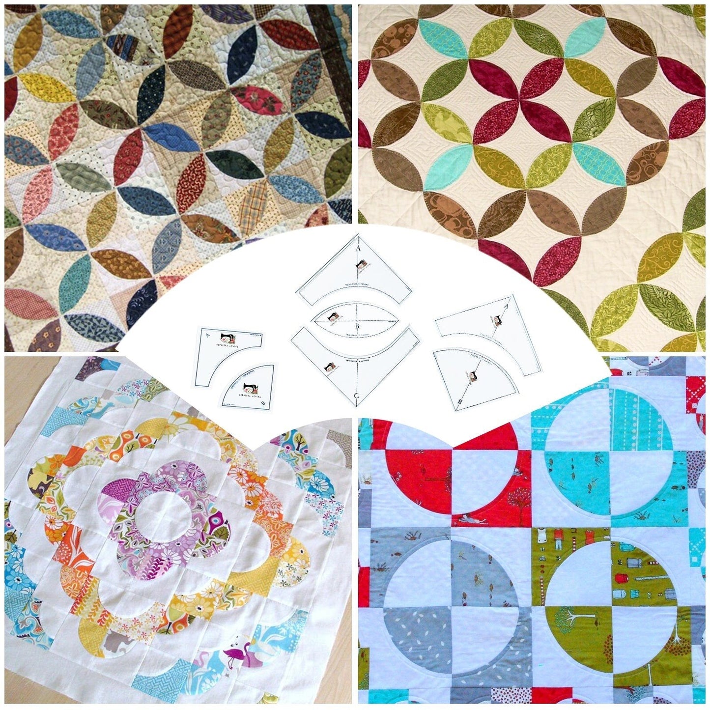 Quick Curve Quilt Template Set