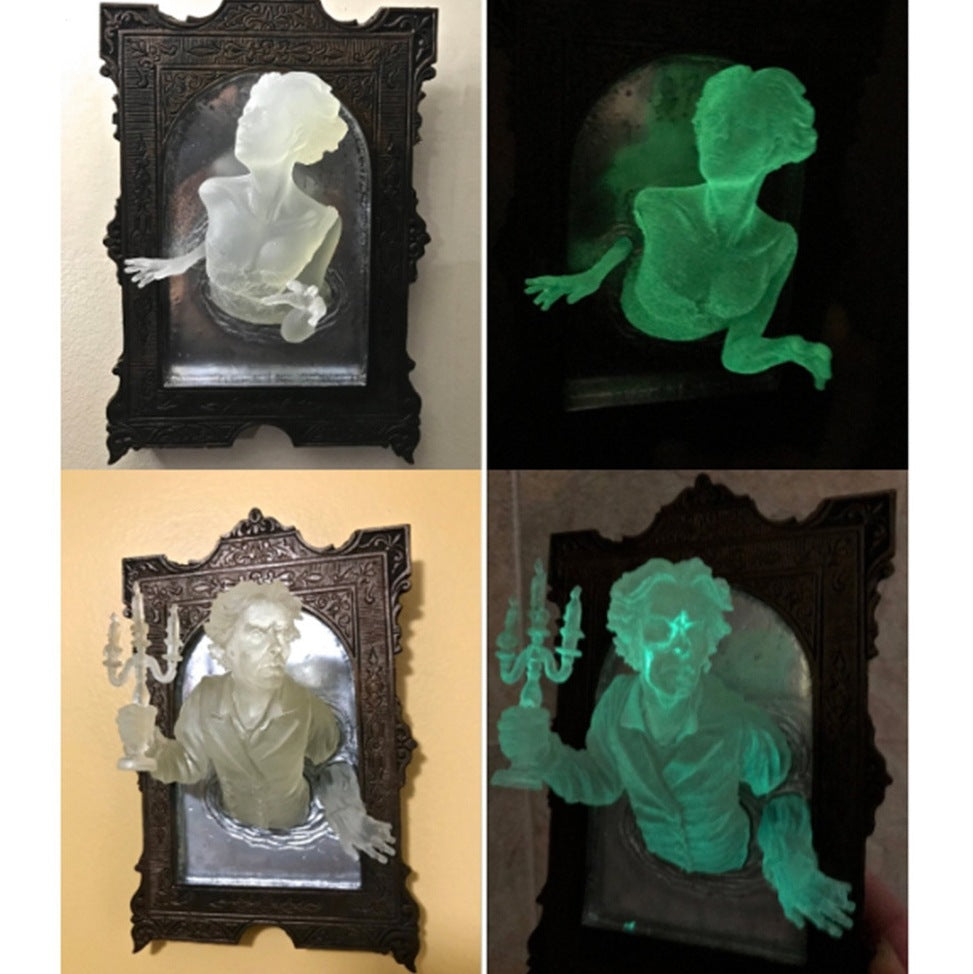 3D Creative Ghost Mirror Statue