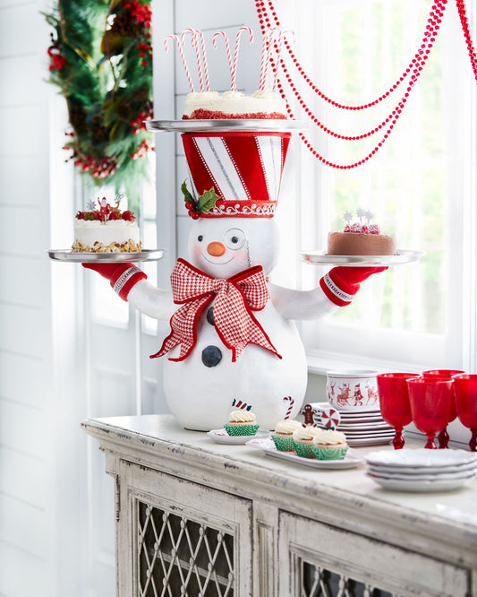 Christmas Snowman Treats Holder