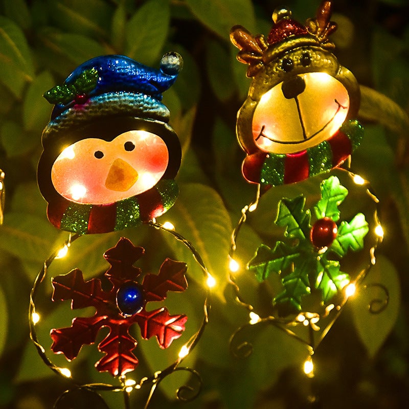 Solar Christmas Garden Stakes Lights