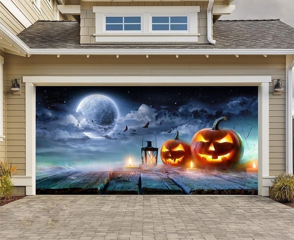 Hot Sale-Halloween 2023 Garage Door Decoration