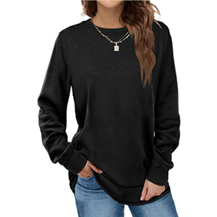 BOKE Sweatshirts for Women Crewneck Long Sleeve Shirts Tunic Tops for Leggings