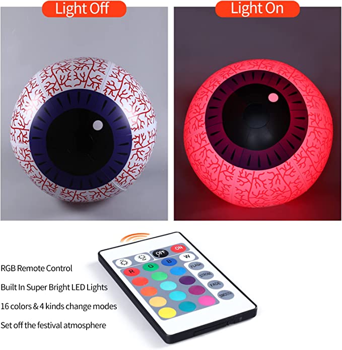 🎃 Halloween Inflatable Color Changing LED Ghost Eyeball🎃