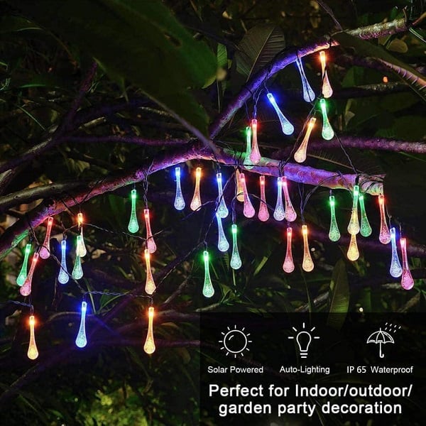 🔥49% OFF🔥Water Drop Solar Lights -BUY 2 FREE SHIPPING