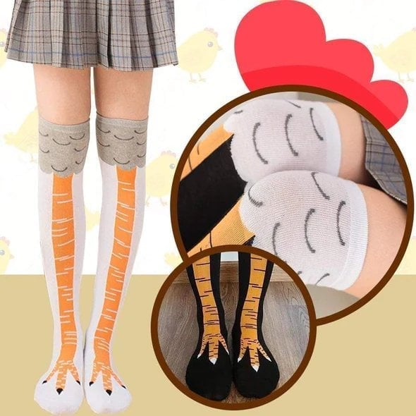 (Early Christmas Sale- SAVE 48% OFF)Chicken Legs Socks--buy 5 get 3 free & free shipping(8 pairs)