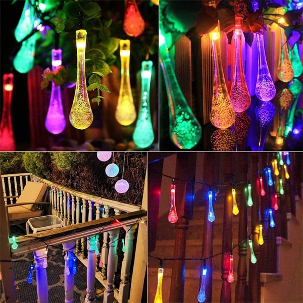 🔥49% OFF🔥Water Drop Solar Lights -BUY 2 FREE SHIPPING