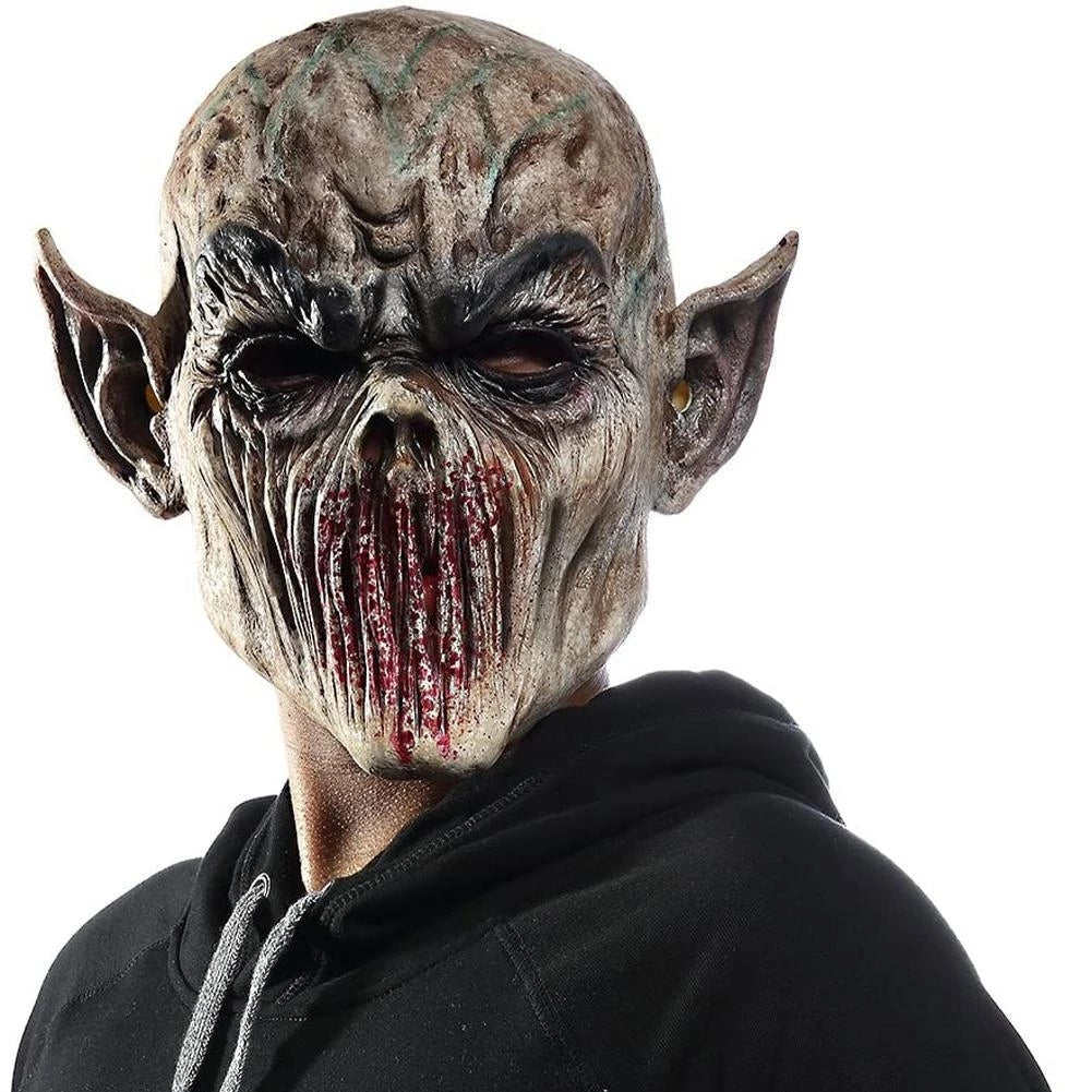 Elizabath Halloween Mask Horror Cosplay Props Horror Devil Costumes Bloody Monster Zombies