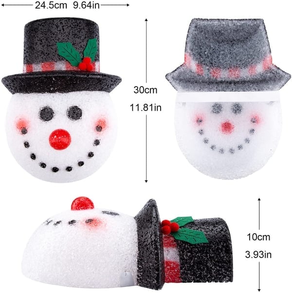 Snowman Porch Light Covers