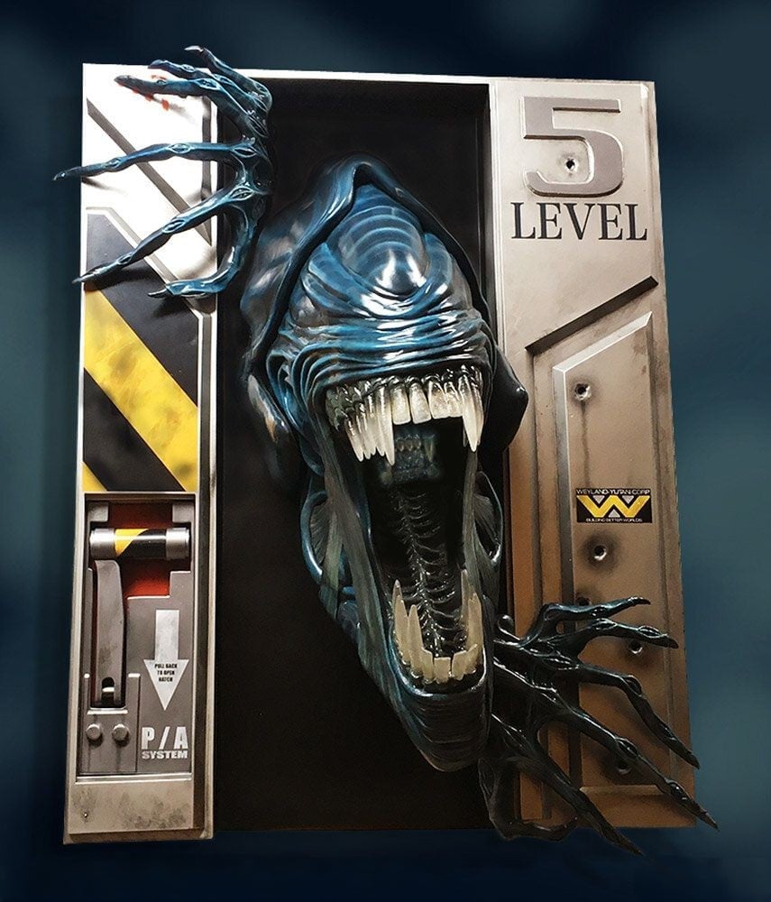 👽Halloween-Exclusive Alien Collectibles Wall Sculpture