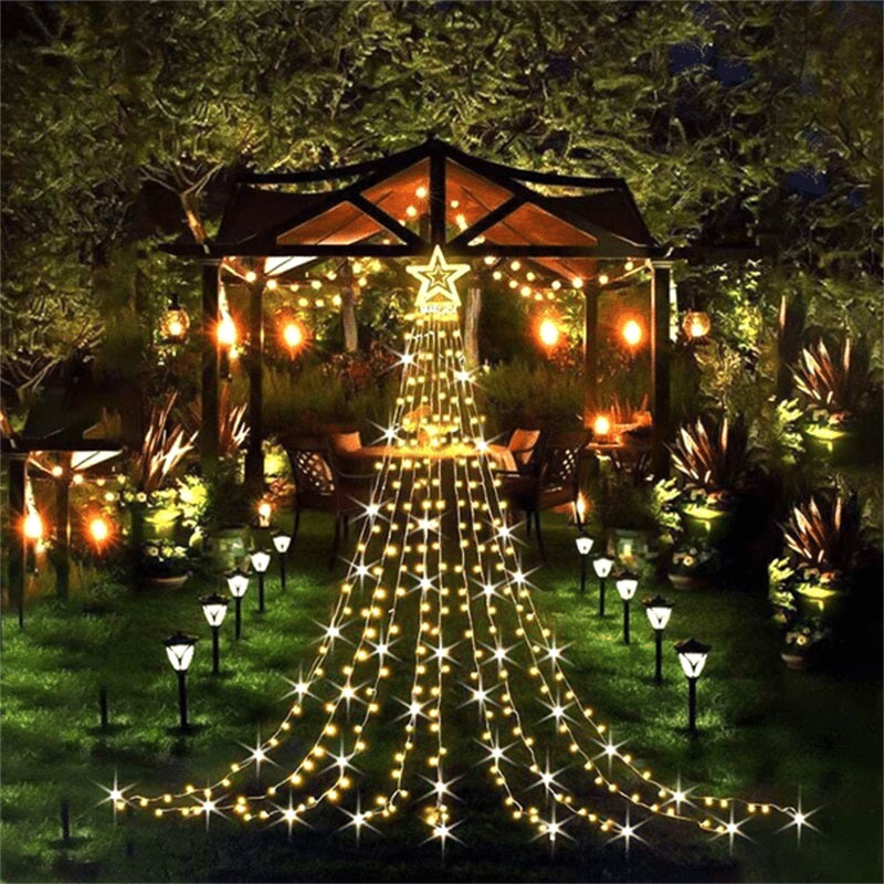 SOLAR OUTDOOR CHRISTMAS DECORATIONS LIGHTS