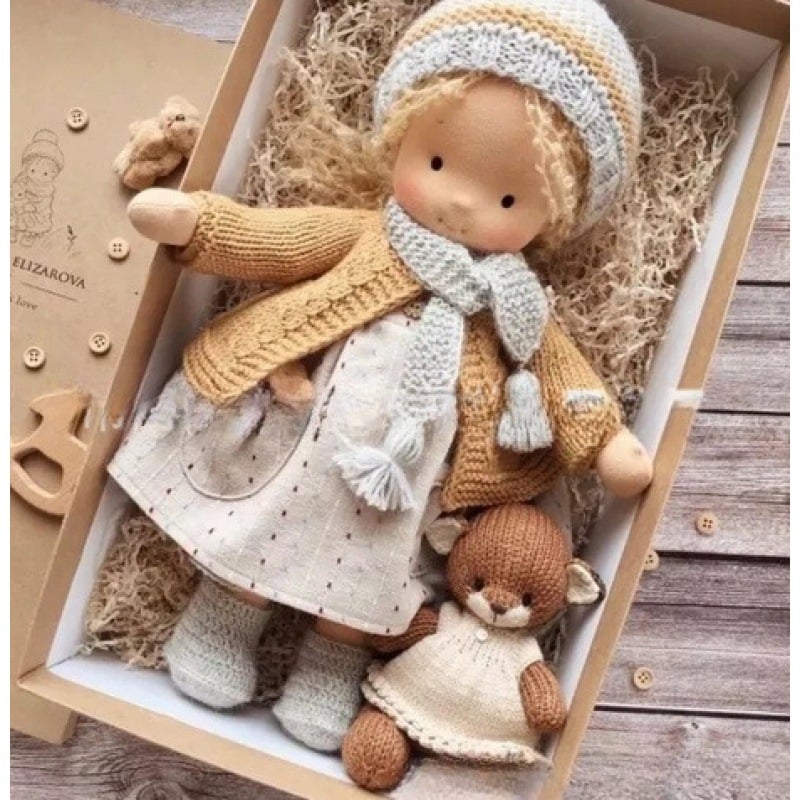 🎁🎁The Best Gift for Kids-Handmade Waldorf Doll👧(Buy2 Free Shipping)