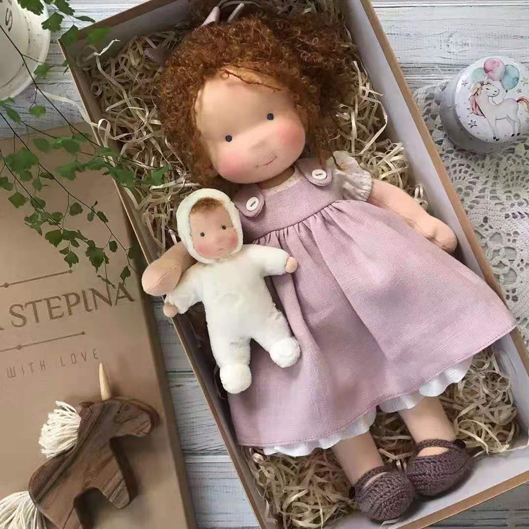 🎁🎁The Best Gift for Kids-Handmade Waldorf Doll👧(Buy2 Free Shipping)