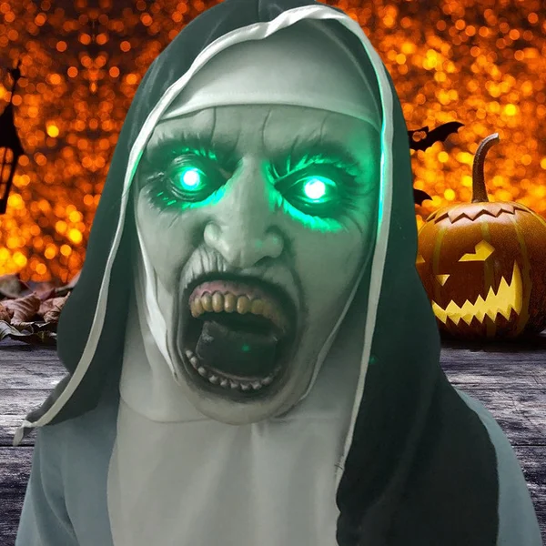 👻49%OFF🎃Urdreamlife — Halloween Nun Scary Mask