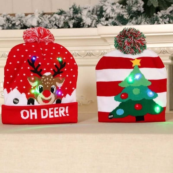 🎄Early Christmas Sale🎄CHRISTMAS LED KNITTED BEANIES