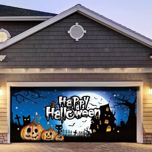 Hot Sale-Halloween 2023 Garage Door Decoration