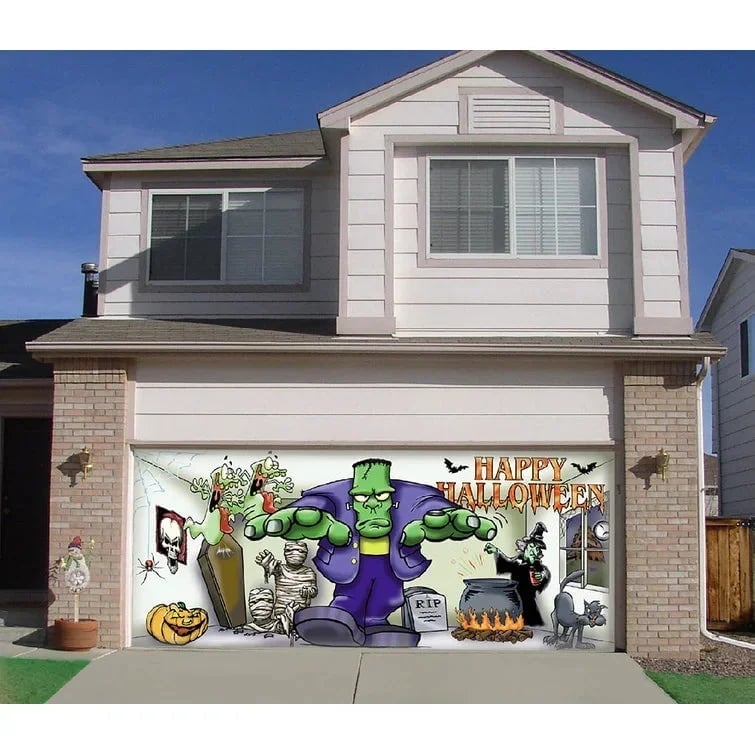 Hot Sale-Halloween 2023 Garage Door Decoration