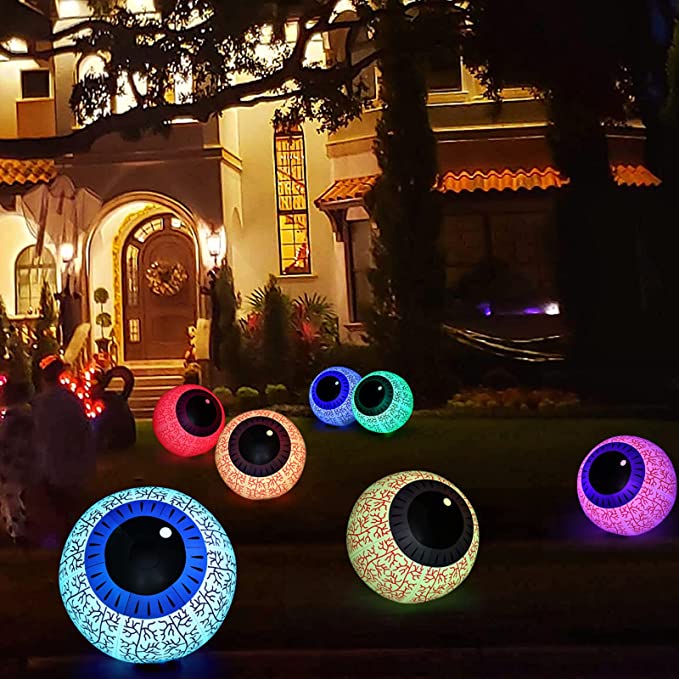 🎃 Halloween Inflatable Color Changing LED Ghost Eyeball🎃