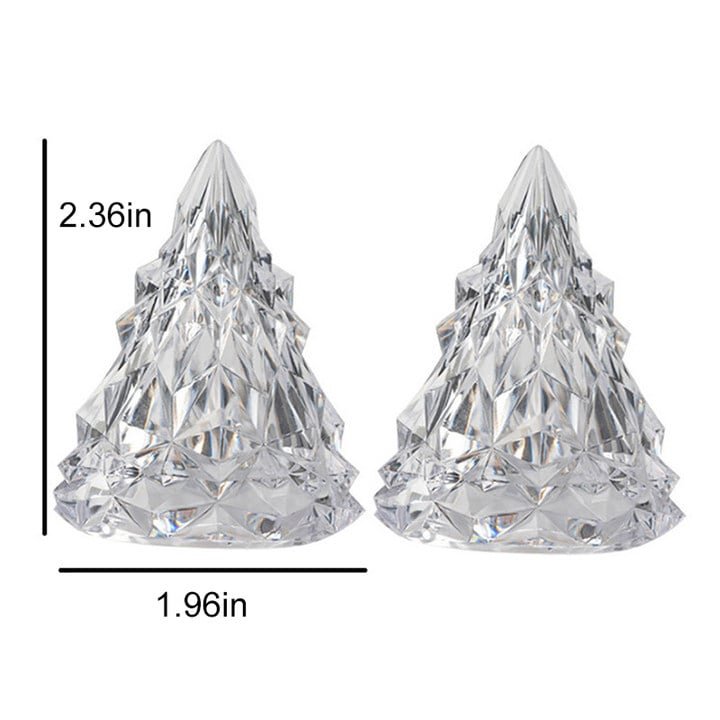 🎄Christmas Sale 48% OFF - Night Light Crystal Mini Christmas Tree Light Flameless LED