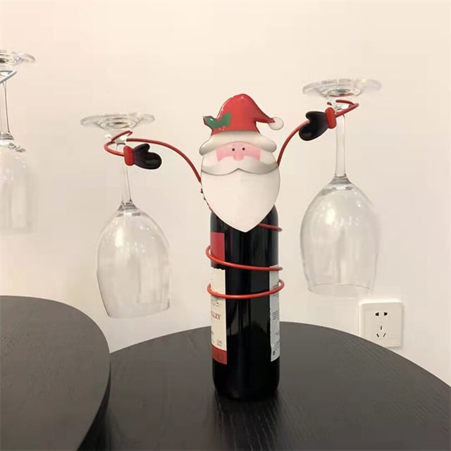 🎅Early Christmas Sale-49% OFF - Holiday Wine Bottle Glass Holders